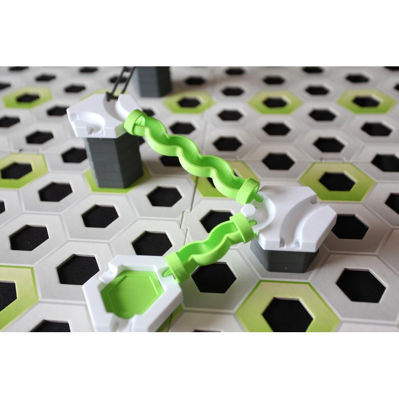 TracksCreations Rail Zigzag Tubo Compatible Gravitrax (Tube Rails (Set of