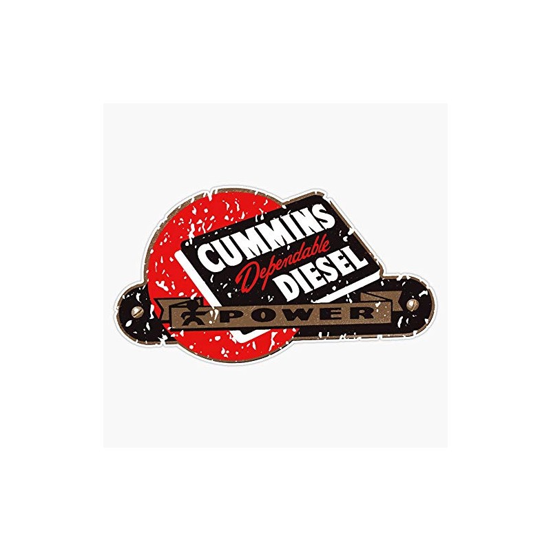 Cummins Diesel Waterproof Vinyl Window Bumper Sticker Decal 5"