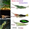 DAMIDEL 30Pcs Simulation Shrimp Fishing Lures Bait Kit，Universal Size 3.2in,