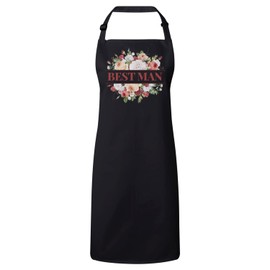 Fabulous Premium-Küchenschürze Schwarz Best Man Trauzeuge Hochzeit Bräutigam Blumenstrauss