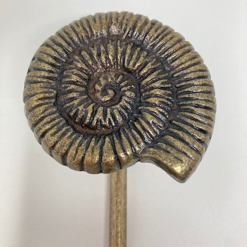 Knobs By Blossom Antique Brass Sea-Life Marine Nautical Hooks (1.