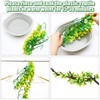 4 Pieces Artificial Reptile Plants Lifelike Reptiles Terrarium Leaves Plastic