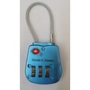 Travel Sentry TSA Approved 3-dial Combination Cable Luggage Lock -