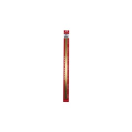 K&S 8236 Brass Strip, 0.025" Thick x 1/2" Wide x 12" Long, 1 Piece, Made in The USA