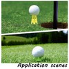 Golf Simulator Tees,36 Pcs Indoor Golf Mat Tees Plastic Practice,Tall