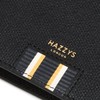 Hazzys (대구신세계)ROWING STRIPE 블랙 로고배색 소가죽 반지갑 HJWA4F506BK (Daegu Shinsegae)