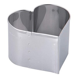 Endoshoji BPT05007 Vegetable Cutter, Silver No.7, Commercial Use, Putty Pull, Heart