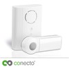 conecto Wireless Doorbell Set, Push Button and Bell, 75 Metre