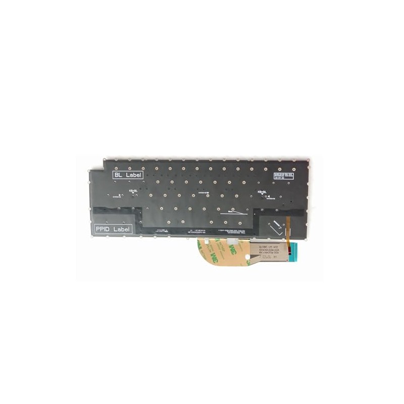 Laptop Replacement US Layout with Backlit Keyboard for Dell XPS