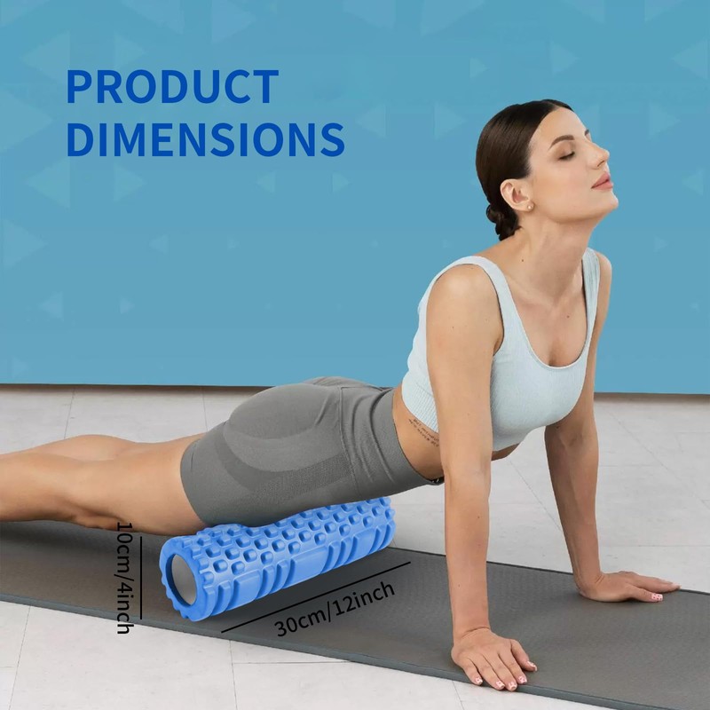 oolong High-Density Foam Roller for Deep Tissue Massage, Muscle Recovery