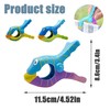Pack of 6 beach towel clips, windproof towel clips, beach