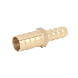 X AUTOHAUX 1 Piece 14 mm to 10 mm Car Brass Barb Hose Suitable Straight Connection