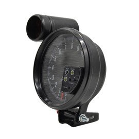 tacómetro de 5 pulgadas con retroiluminación de 7 colores en fibra de carbono, luz de cambio con sonido de pico y flash LED de advertencia de RPM
