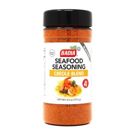 Badia Blackened Seafood Seasoning Creole Blend 4.5 oz – Savory Cajun-Style Blend, Bold Southern Flavor, No MSG
