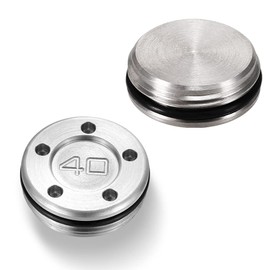 ROYMADE 5g/10g/15g/20g/25g/30g/35g/40g, 1 par (2 piezas) Pesas de palo de golf para putters Scotty Cameron accesorios de golf (color plateado, 2 unidades de 40g pesos)