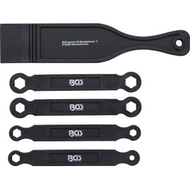 BGS 6663 | Plastic Double Ring Spanner & Mortising Lever Set | 5 Pieces