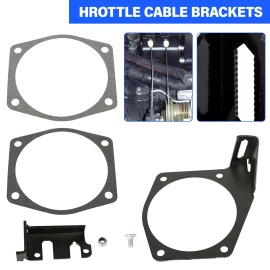 Unbranded Throttle Body Cable Bracket for 92-102mm LS LS2 LS3 LS6 4 Bolts Intake Manifold