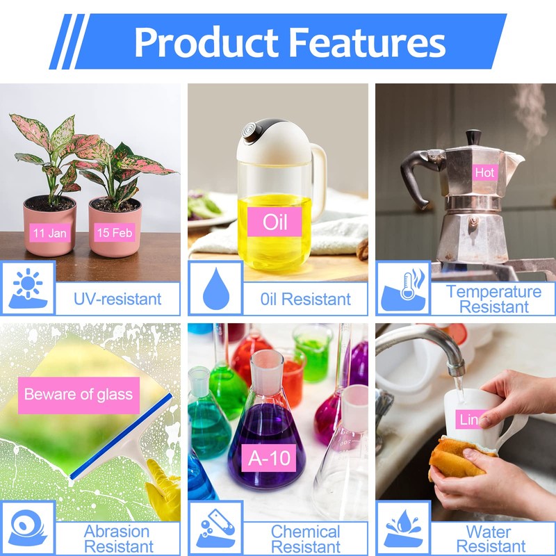 USUPERINK 2PK Compatible for Brother P-Touch Label Maker Tape TZe-MQP35