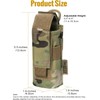 OneTigris Flashlight Holster Flashlight Holder Molle Flashlight Holster Tactical Flashlight