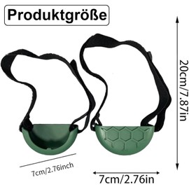 Children's Shoe Protector, Shoe Protector for Bobby Car, Shoe Covers, Adjustable Shoe Protection Covers, Non-Slip Shoe Toe Caps for Outdoor Activities, Leisure Shoes and Sports Shoes (Green)