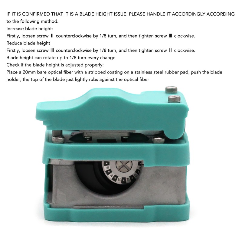Fiber Cleaver Automatic Knife Return High Precise Cold Welding Hot
