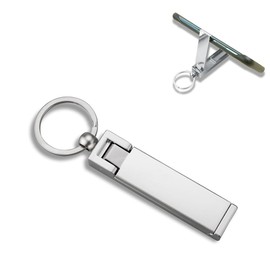 TUDOUZZZ Bag Hanger, Bag Hanger, Table Hook, Back Hanger, Smartphone Stand, Key Chain, Zinc Alloy, Plated Treatment, Compact, Portable, Convenient, Business Trip, Travel, Convenient Goods, Bag Hanging