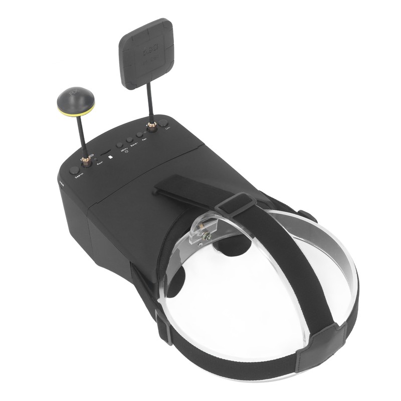EV800D FPV Goggles with DVR 40CH 5 Inch 800x480 Resolution