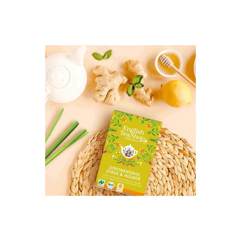 English Tea Shop Lemongrass Ginger & Citrus Fruits Organic ,20