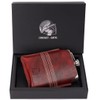 CRICKET-GIFTS Buffalo Leather Hip Flask 8oz 220ml