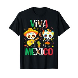 Viva Mexico Shirt Women Boys Girls Kids Mexican Flag Fiesta T-Shirt