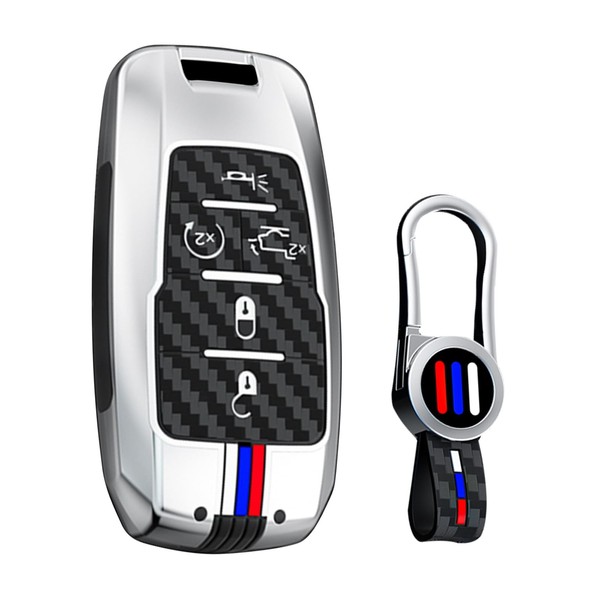 ontto 5 Buttons Key Case Fit for Dodge Ram 1500