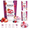 Sconza Triple Berry Freeze-Dried Berries Covered in Yogurt Flavored Crème,
