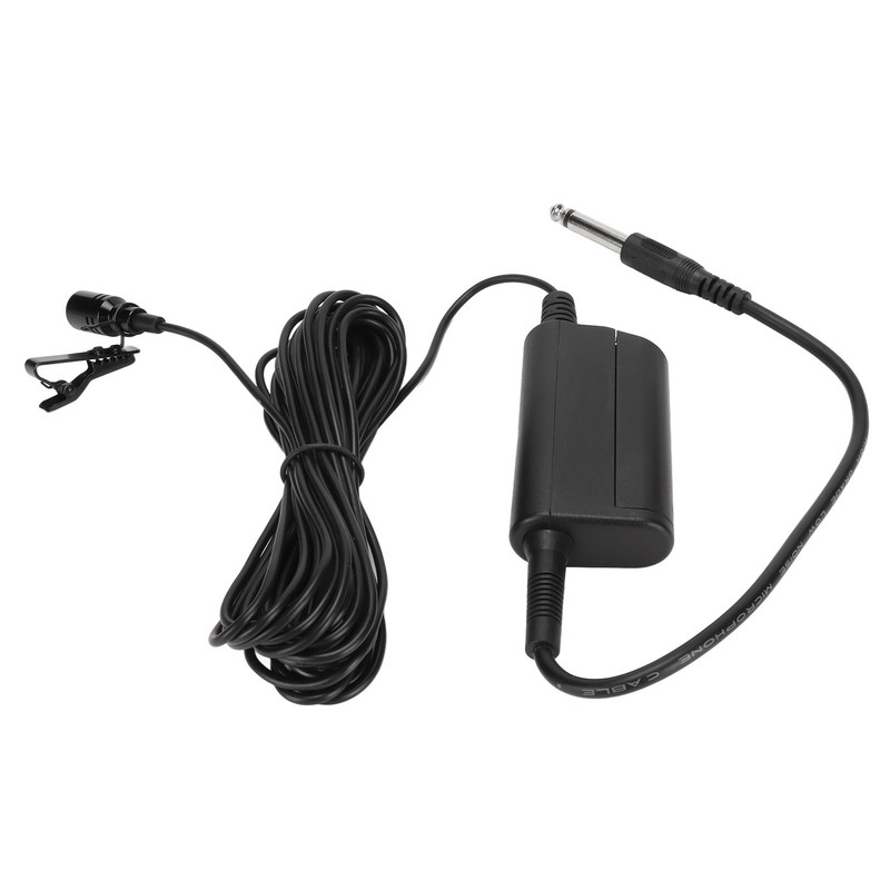 Lavalier Microphone Professional Omnidirectional Clip On Wired Microphone for Guitar