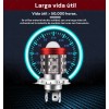 Faros Led Para Moto Ba20d H4 Luces De Parpadeo Intenso