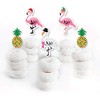 Big Dot of Happiness Flamingle Bells - Dessert Cupcake Toppers