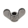 MroMax - 2 tuercas de mariposa M16 de acero inoxidable