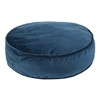 YIUOR Round Floor Pillow Cover Velvet Throw Seating Pouf Yoga
