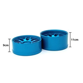 jingfei 4Pcs Metal Wheel Rim Wheel Hub for 284131 K969 K989 K999 P929 Mini-Z Mini-Q Mini-D 1/28 RC Car Upgrade Parts,3