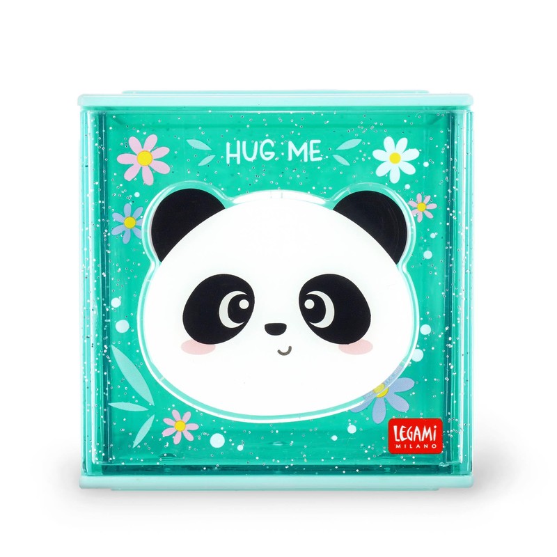 LEGAMI - Cutie Cubes Panda Desk Organiser Storage Box Sticker
