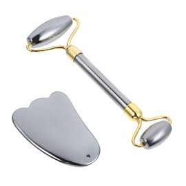 Mikinona Kit Facial Massage Roller Body Massager Set for Wrinkle Reduction Relaxation