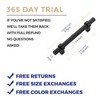 Ravinte 10 Pack 6 Inch Cabinet Pulls Matte Black Kitchen