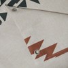 Jimuzi Southwest Linen Shower Curtain Aztec Geometric Stripes Fabric Shower
