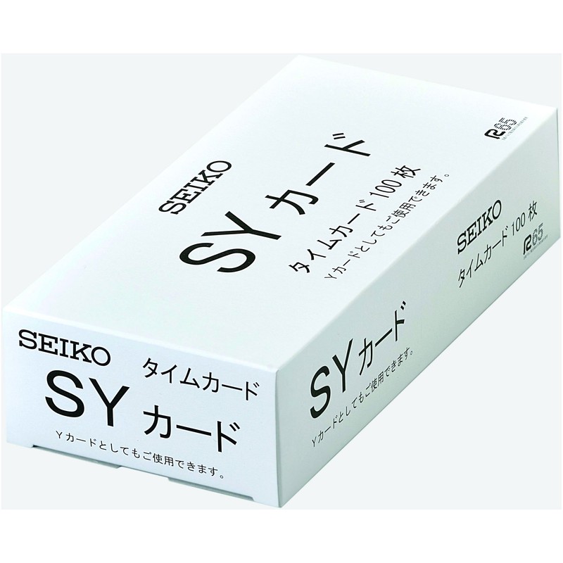 Seiko CA-SY Time Cards, SY Cards, Pack of 100