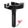 Slab Flattening Router Bits 1/2 Shank, 2-3/8”Cut Dia, 12*12*1.5mm Insert,