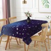 TTQYFNM 54x108inches Dark Blue Starry Night Sky Tablecloth Galaxy Stars