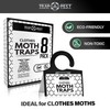 Clothing Moth Traps - 8 Pack - Non Toxic Moth