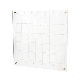 russell + hazel Acrylic Monthly Wall Calendar Bundle, Office Supplies, Includes Monthly Calendar, Wall Valet and More