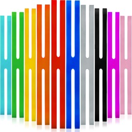 Outus 9 Inch H-Band Silicone Rubber Bands Assorted Color Elastic Rubber Wrapping Bands for Books, Cameras, Art, Cooking, Wrapping, Exercise, Bag Wraps (Multicolour,10)