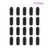 sourcing map Pack of 20 4 mm Protector Rubber End