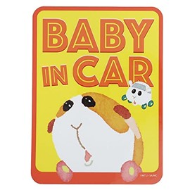 PUI PUI Mole Car [Waterproof Sticker] Baby Inker Sticker/BABY in CAR Potato